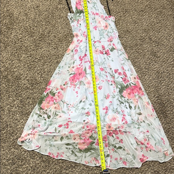 INC International Concepts Light Blue Floral Halter Dress - Picture 6 of 10